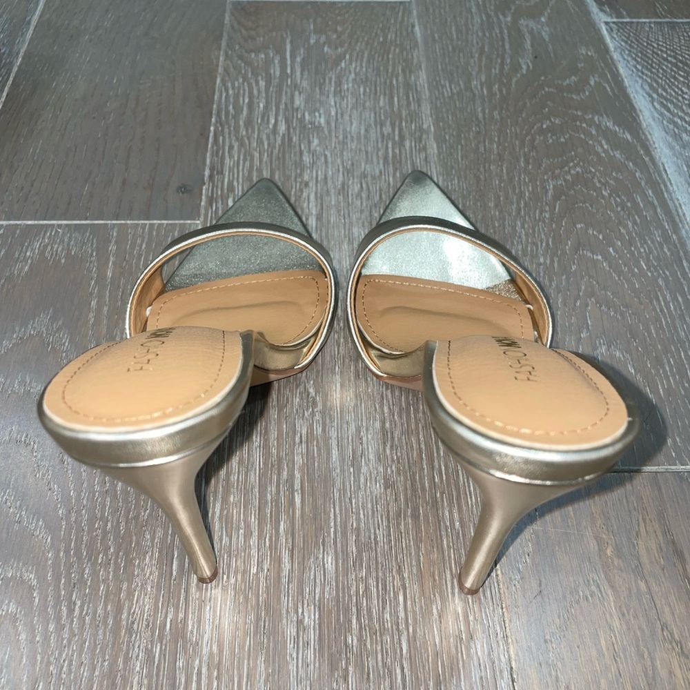 Gold Stiletto High Heels - Picture 4 of 5